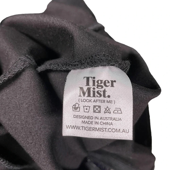 Tiger Mist Black Spaghetti Tie Strap Swing Tank Top Size XS - Picture 10 of 11